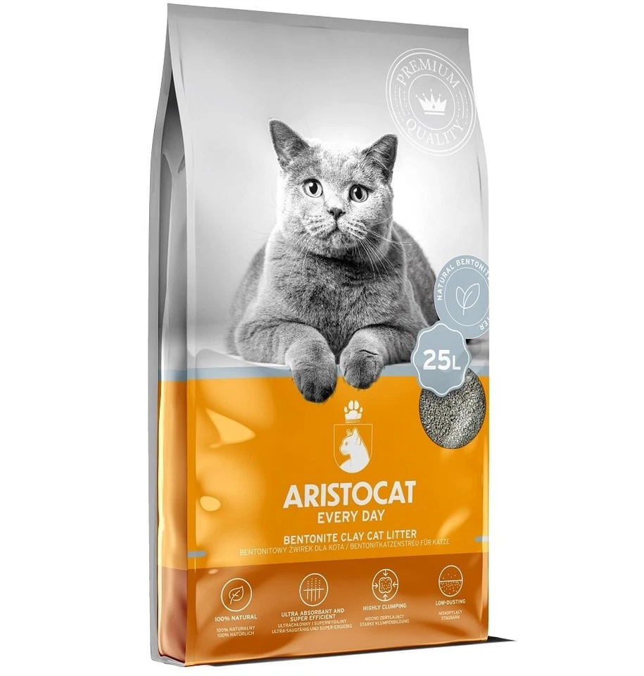 ARISTOCAT Every Day 25 l Bentonit-Katzenstreu klumpend
