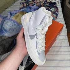 Nike sacai x Blazer Mid White Grey for Sale | Authenticity