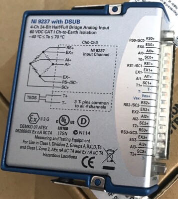 New NATIONAL INSTRUMENTS NI 9237 Bridge Analog Input Module