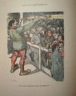 STEINLEN 022 Estampe 1901 Série BALS et BASTRINGUES - A qui le caleçon ?