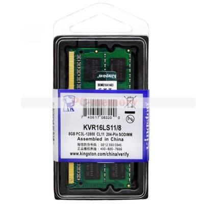 Kingston DDR3L 8GB 1600 MHz PC3L-12800S 1.35V 2RX8 SO-DIMM Laptop Speicher RAM