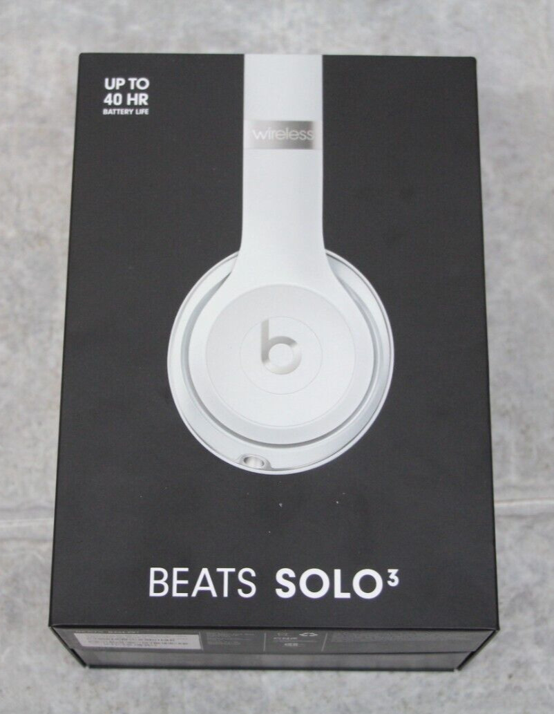 Beats by Dr. Dre Beats Solo3 Wireless Headphones Satin Silver NO CORD – ASA Florida