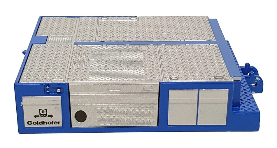 Conrad 1/50 Scale 98018/0 - Goldhofer Power Pack - Bleu/Argent, Diecast, Occasion