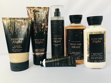 Bath  Body Works INTO THE NIGHT Mist Body Cream Lotion Scrub Shower Gel U PICK