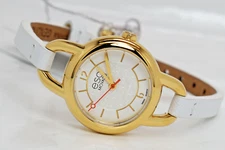 NEW ESQ BY MOVADO 07101450 SWISS QUARTZ LADIES WATCH GOLD TONE