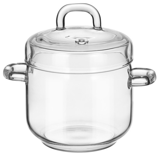Glass Stew Cooker Glass Casserole Baking Glass Pasta Instant Noodle Pot Pan