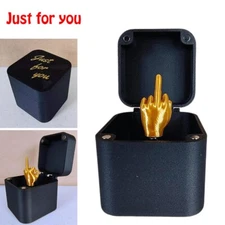 Middle Surprise Finger Box Middle Finger in a Box Funny Pop up Christmas Gifts