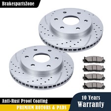 Front Brake Rotors and Pads fit for Chevrolet Silverado 1500 GMC Yukon 2000-2006