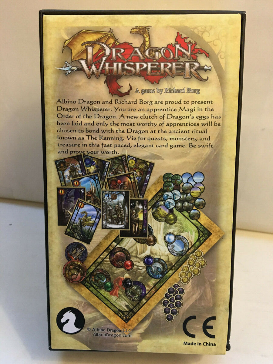 Dragon Whisperer, Fantasy Card Game, Richard Borg, Open box, unpunched,  unused.