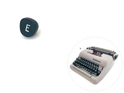 Original Green Letter E Keytop for Smith Corona Typewriter 1950s Portable Key
