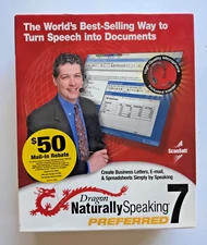 Dragon Naturally Speaking 7 Preferred - By ScanSoft NOB!