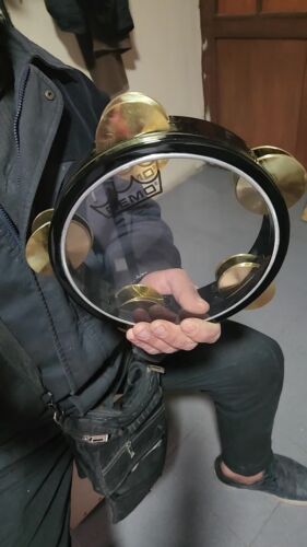 Remo Skin Tef Tambourine Riq Marine con piatti perforati - Video 1 di 1