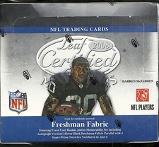 2008 Leaf Certified Factory Sealed Hobby Box Matt Ryan  RC ? 