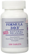 Dee Cee Labs Formula 303 Maximum Strength All-natural Relaxant Tablets