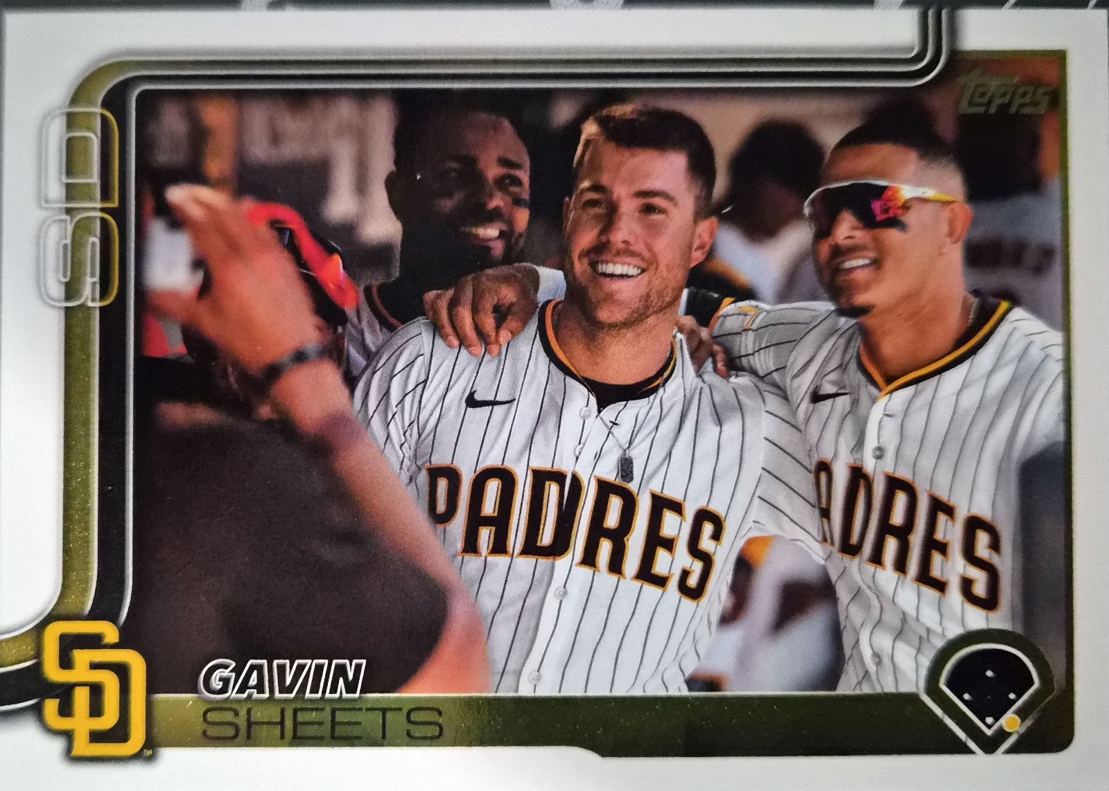 2025 Topps Update Gavin Sheets Golden Mirror Image alt #US225 SSP mlb Padres