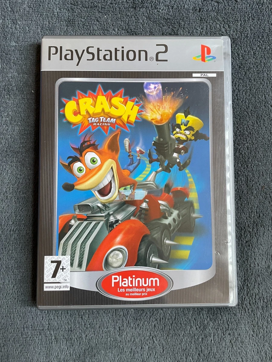 Crash Bandicoot Tag Team Racing Sur PS2 - Version PAL Promo Presse - Bon état