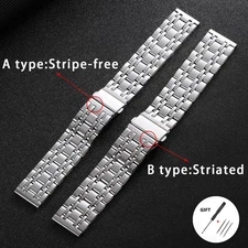 Stainless Steel Link Watch Band 20mm 22mm For Citizen Eco-Drive Watch Strap