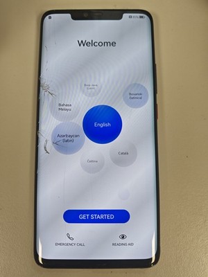 Huawei Mate 20 Pro LYA-L29 Original Display LCD Einheit schwarz ''Sprung''