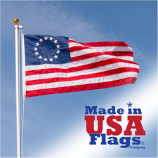 Betsy Ross Flag 3X5-13 Star 1776 American Flag Nylon Made in USA