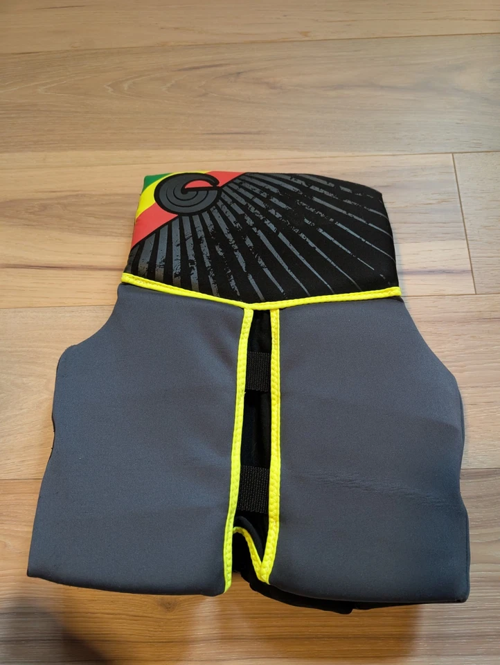 Chaleco de Neopreno Juvenil, 50-90Lbs Rasta Jamaica Colores Bob Marley Esquí Wakeboard Barco Foto 4 de 4