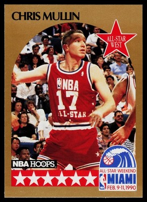 -CS- 1990-91 NBA Hoops All-Star - #22 Chris Mullin (B) *Free Shipping* 