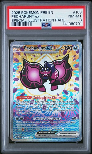 Pecharunt ex graded PSA 8 for sale on eBay