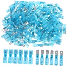 100PCS Insulated Heat Shrink Spade AWG16-14(50PCS Female+50PCS Male)