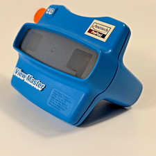 View-Master 3-D Viewer Model L Blue w Orange Advance Lever Tyco