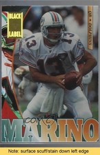 1995 Collector's Edge Black Label Dan Marino #118 HOF READ 1u0