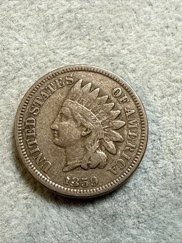 1859 Indian Head Cent Semi Key Better Date VG Very Good Condition Nice Coin 7933