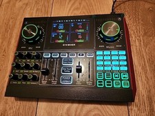 G10 DJ Audio Mixer  Podcast Equipment Live Sound Card for Streaming  Audio...