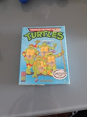 Original Teenage Mutant Hero Turtles Amstrad CPC Kassette Konami mit Postkarte