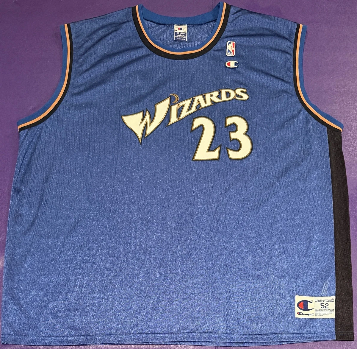 【NBA】Champion マイケル・ジョーダン 23 ゲームシャツ ウィザーズ nike wizards jordan 23 ユニフォーム L/ナイキ ゲームシャツ マイケル
