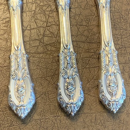 Wallace Rose Point Sterling Silver Knife HH Set/3