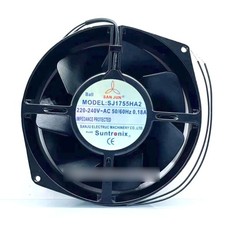New SANJUN SJ1755HA2 AC220V-240V 0.18A Full Metal Axial Cooling Fan QW