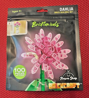 DAHLIA Bricktanicals Brick Craft Flower Shop Botanical Brick Set