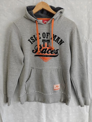 TT Isle of Man Races Grey Hoodie Sweatshirt XS
