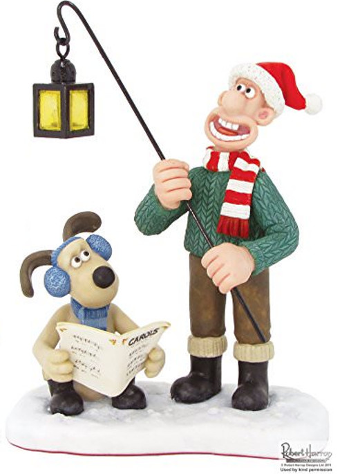 Figurine Wallace & Gromit Cracking Carols Robert Harrop résine limitée 750 ex