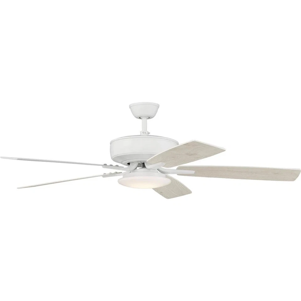 Craftmade P112W5-52WWOK Pro Plus 112 Indoor Ceiling Fan White - Image 2 of 4