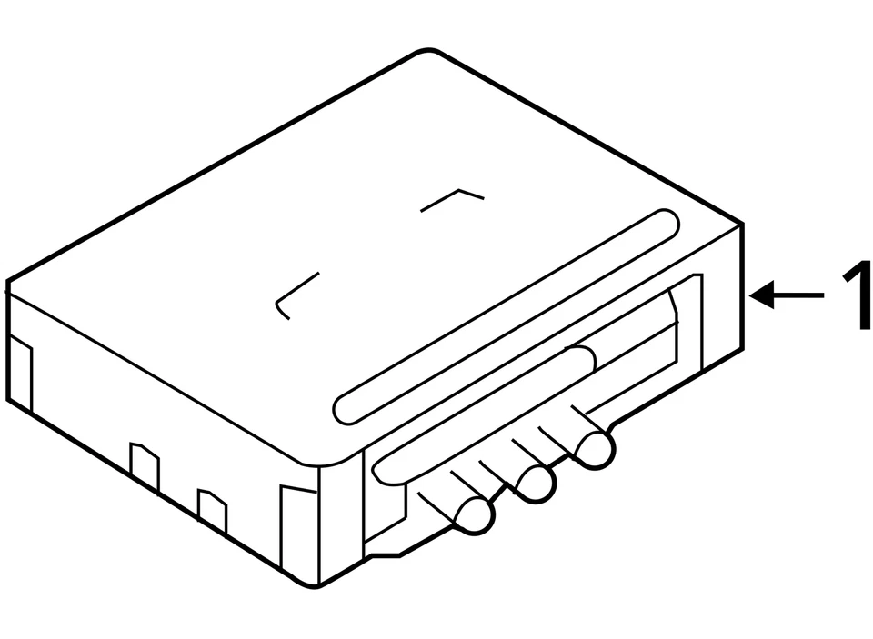 Chasis ECM Driver Assist cámara de visión trasera compatible con 15-17 AUDI A3 52554 Foto 4 de 4