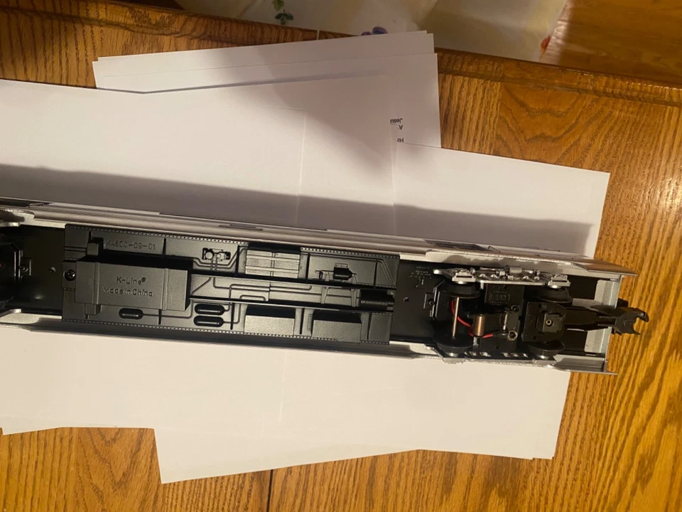 K-Line 18" O Guage Aluminum Baggage Car - Image 4 of 4