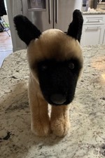 Realistic Douglas Cuddle Toys Klaus Belgian Malinois 1971 Stuffed Animal Toy Dog