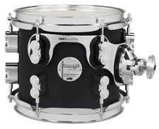 PDP Concept Maple 7x8 Suspended Tom Satin Black Finish Ply with Chrome Hardware