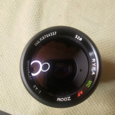 Ryka 75-200mm Auto Focus Zoom MC AF 1:4.5 No K8704337 Camera Lens Japan