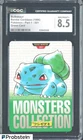 1996 Pokemon Vintage Bandai Carddass Part 1 #001 Green Card Bulbasaur CGC 8.5