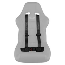 Braum 4 Point 2 Inch Straps Racing Harness Belts Set Black Universal BRH-BKP4
