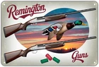 Shotgun Duck Hunting Vintage Firearms and Waterfowl Tin Metal Signs Home Décor