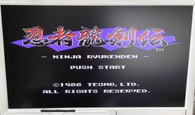 NINJA GAIDEN TECMO FC Game 3-Set Retro Nintendo NES Software