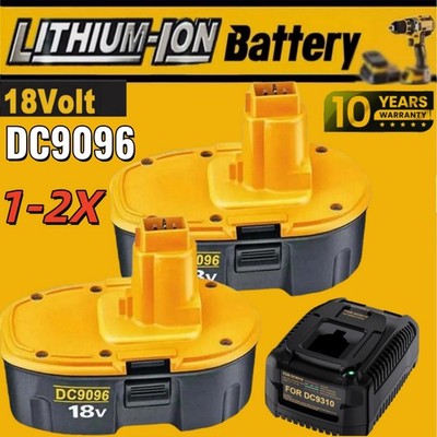 Pack 18Volt  6Ah for Dewalt 18V XRP Battery DC9098 DC9099 DC9096 Li-ion DC9096S