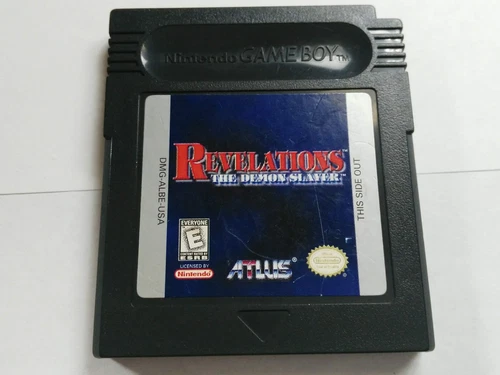 Revelations the Demon Slayer Game Boy Color authentic
